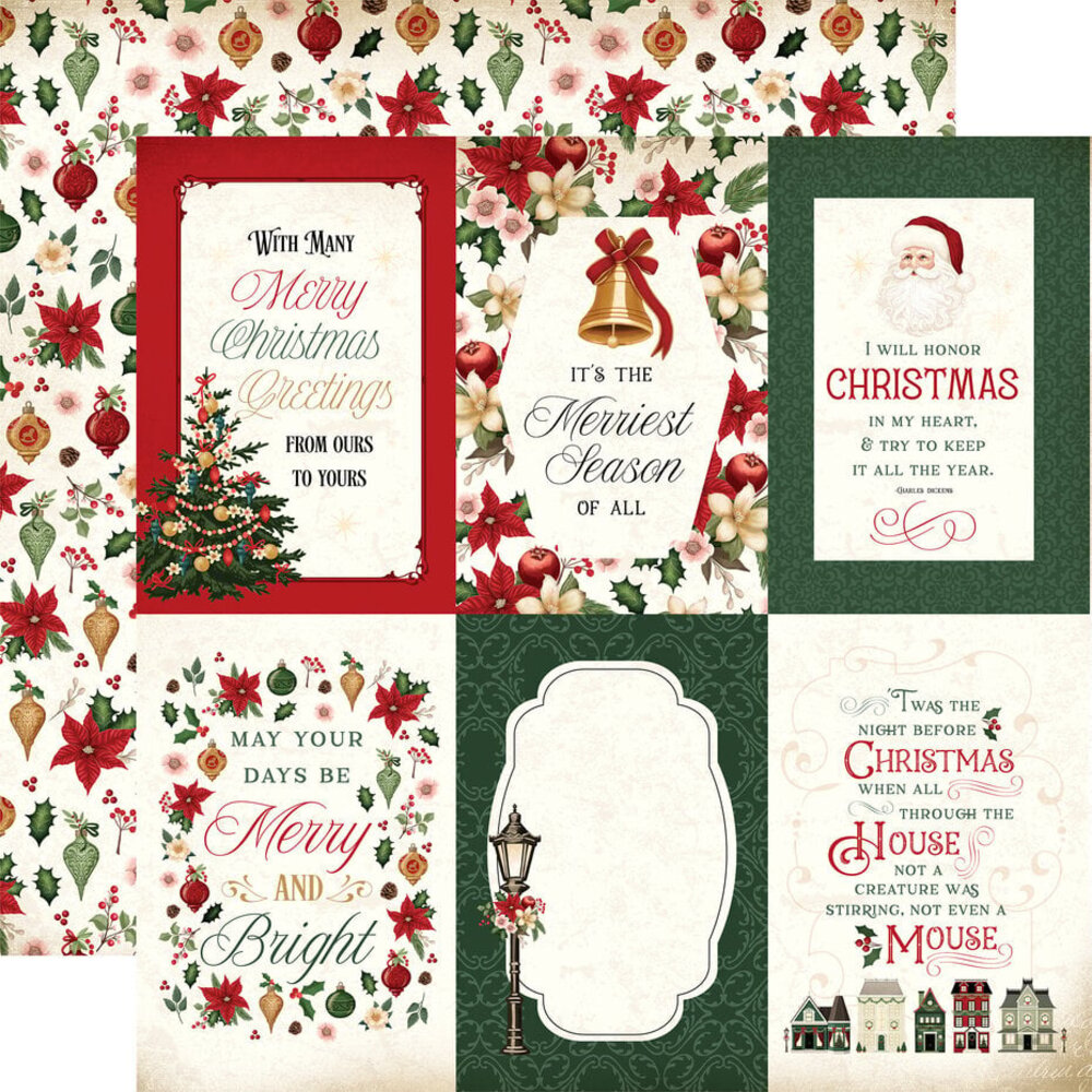 Carta Bella A Vintage Christmas 12x12 Inch Collection Kit (CBVC384016) Carta Bella A Vintage Christmas 12x12 Inch Collection Kit (CBVC384016)