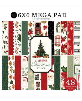 Carta Bella A Vintage Christmas 6x6 Inch Mega Pad (CBVC384031) Carta Bella A Vintage Christmas 6x6 Inch Mega Pad (CBVC384031)
