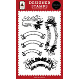 Carta Bella A Vintage Christmas Vintage Labels Clear Stamps (CBVC384045)