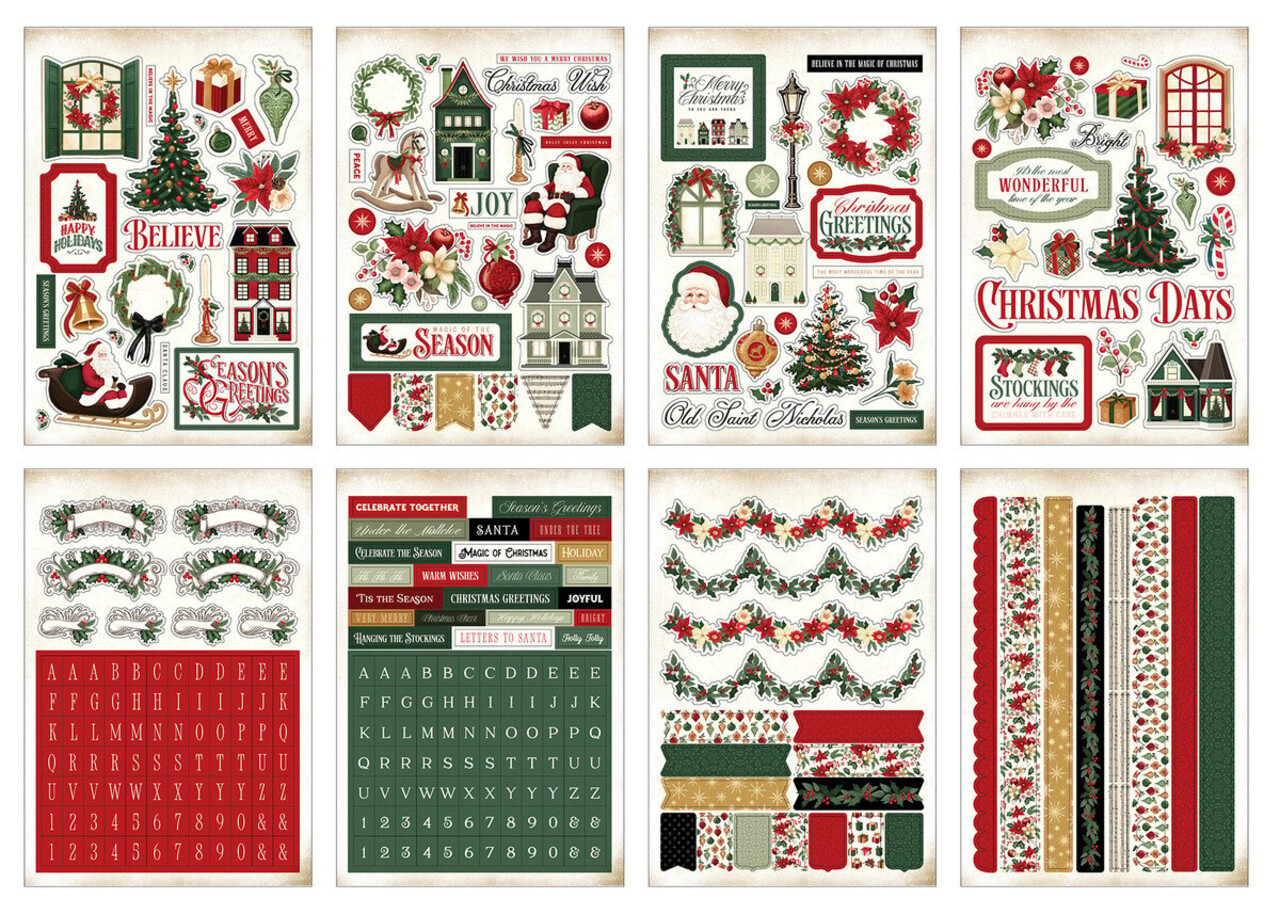 Carta Bella A Vintage Christmas Sticker Book (CBVC384029) Carta Bella A Vintage Christmas Sticker Book (CBVC384029)