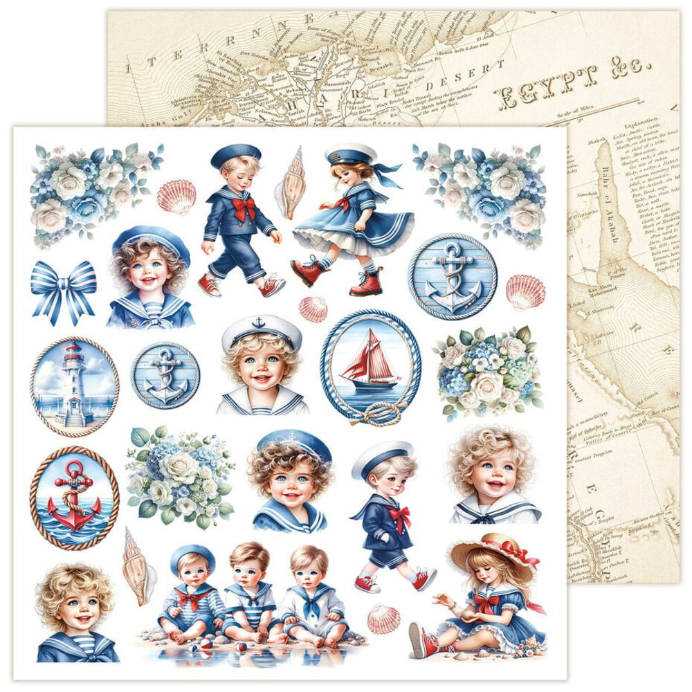 LemonCraft Sea Story 12x12 Inch Paper Pad (LEM-SEASTO-01) LemonCraft Sea Story 12x12 Inch Paper Pad (LEM-SEASTO-01)