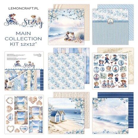 LemonCraft Sea Story 12x12 Inch Paper Pad (LEM-SEASTO-01) LemonCraft Sea Story 12x12 Inch Paper Pad (LEM-SEASTO-01)