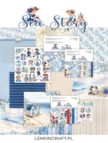 LemonCraft Sea Story 12x12 Inch Paper Pad (LEM-SEASTO-01) LemonCraft Sea Story 12x12 Inch Paper Pad (LEM-SEASTO-01)