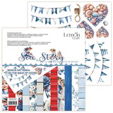 LemonCraft Sea Story 8x8 Inch Elements & Basic Paper Pad (LEM-SEASTO-03)