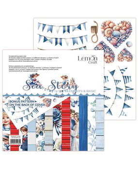 LemonCraft Sea Story 8x8 Inch Elements & Basic Paper Pad (LEM-SEASTO-03) LemonCraft Sea Story 8x8 Inch Elements & Basic Paper Pad (LEM-SEASTO-03)