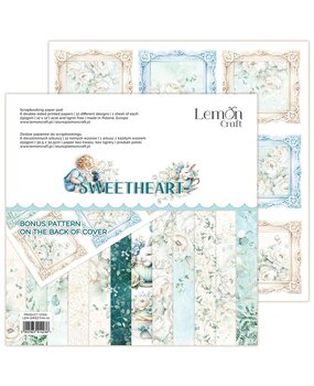LemonCraft Sweetheart 12x12 Inch Paper Pad (LEM-SWEETHA-01)