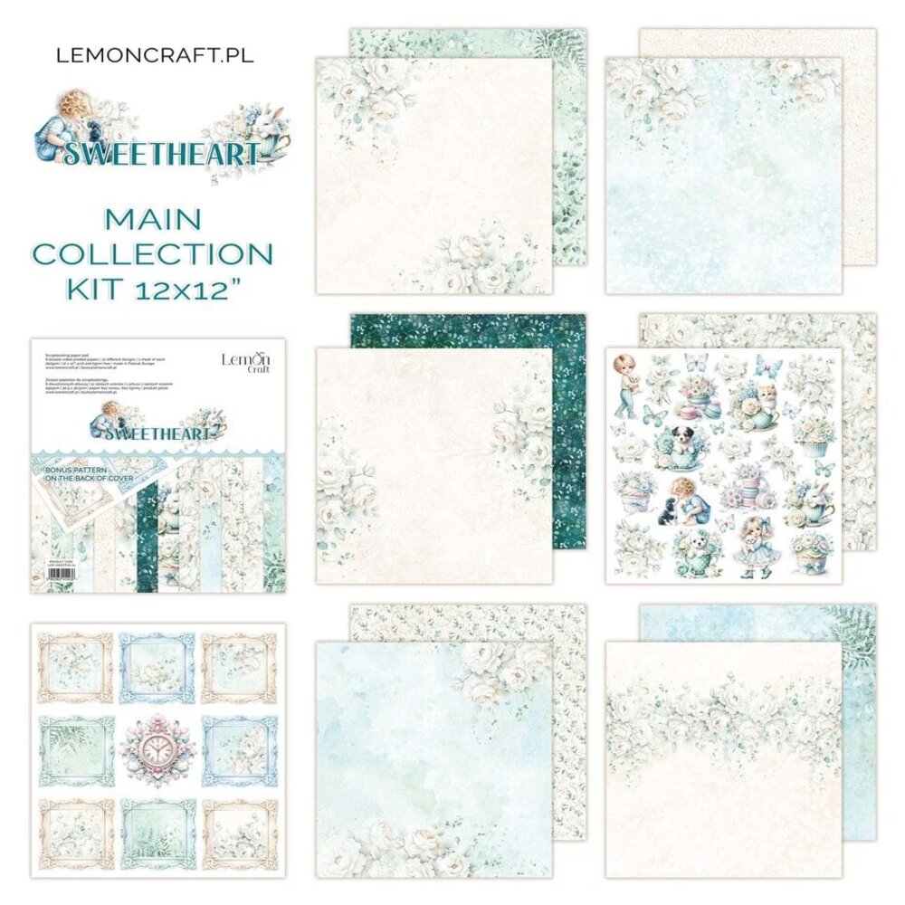 LemonCraft Sweetheart 12x12 Inch Paper Pad (LEM-SWEETHA-01) LemonCraft Sweetheart 12x12 Inch Paper Pad (LEM-SWEETHA-01)
