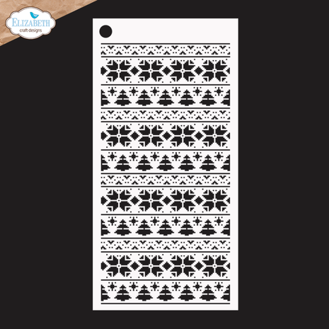 Elizabeth Craft Designs December Romance Journal Stencils (S054) Elizabeth Craft Designs December Romance Journal Stencils (S054)