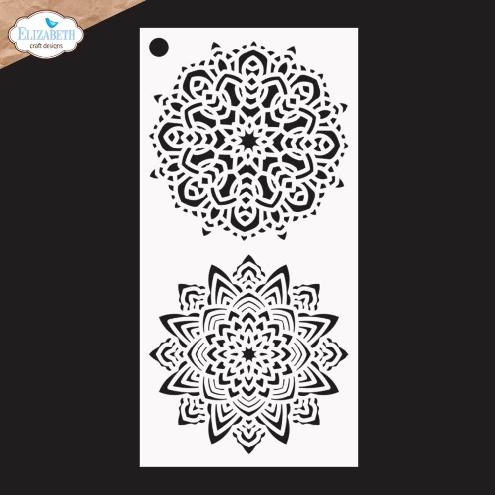 Elizabeth Craft Designs December Romance Journal Stencils (S054) Elizabeth Craft Designs December Romance Journal Stencils (S054)