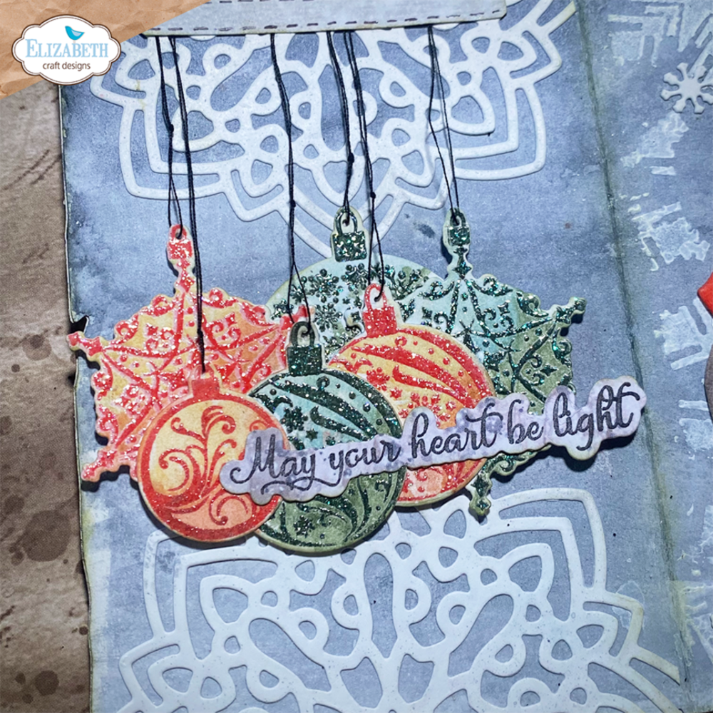 Elizabeth Craft Designs December Romance Journal Stencils (S054) Elizabeth Craft Designs December Romance Journal Stencils (S054)