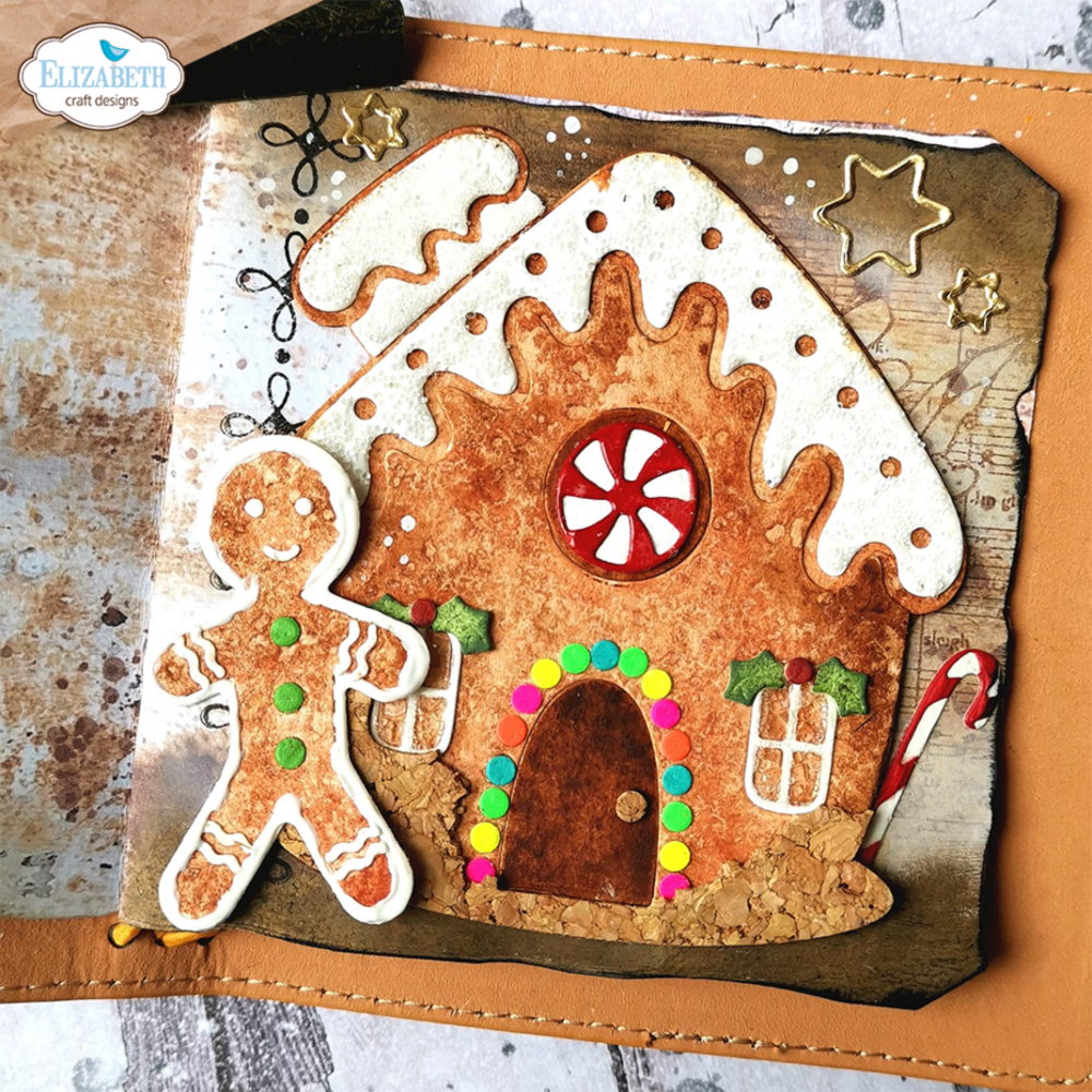 Elizabeth Craft Designs December Romance Dies Gingerbread House (2165) Elizabeth Craft Designs December Romance Dies Gingerbread House (2165)