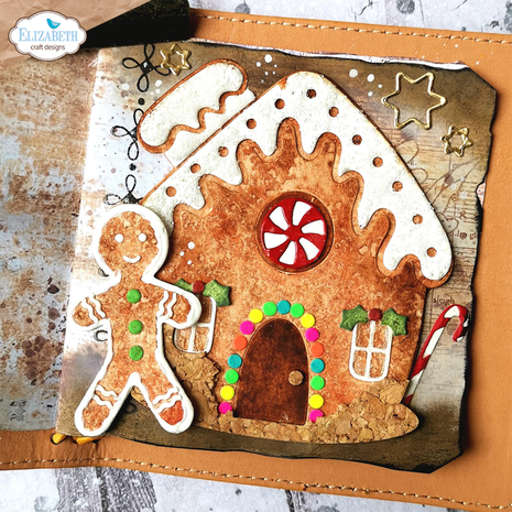 Elizabeth Craft Designs December Romance Dies Gingerbread House (2165) Elizabeth Craft Designs December Romance Dies Gingerbread House (2165)