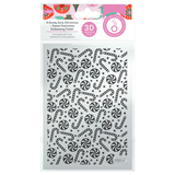 Tonic Studios A Candy Cane Christmas 3D Embossing Folder Sweet Festivities (5536E)