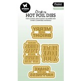 Studio Light Christmas Essentials Hot Foil Dies Sentiments (SL-ES-HFCD05)