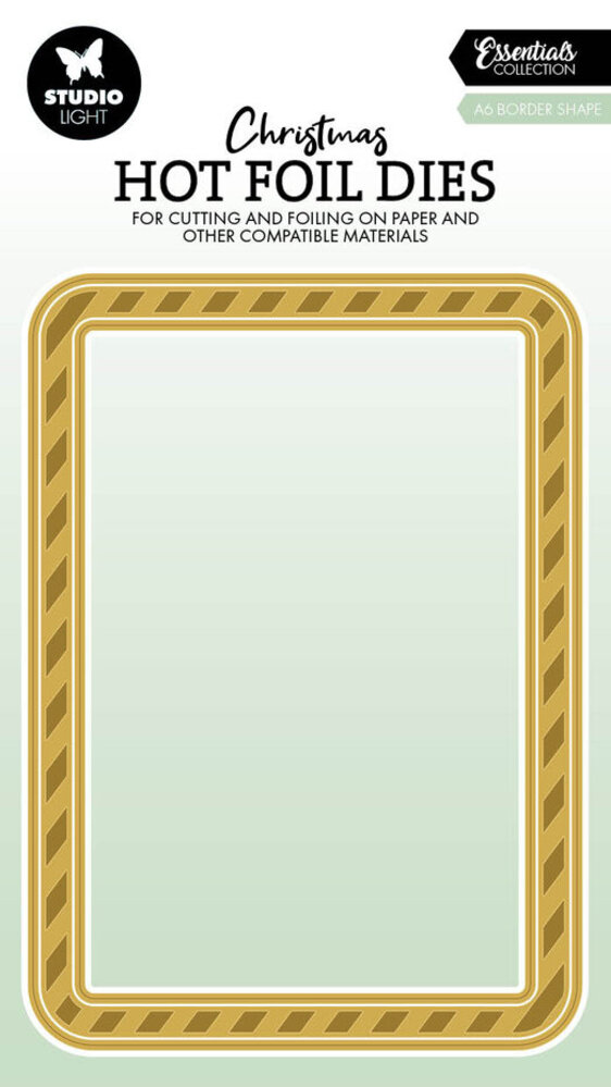 Studio Light Christmas Essentials Hot Foil Dies A6 Border Shape (SL-ES-HFCD06) Studio Light Christmas Essentials Hot Foil Dies A6 Border Shape (SL-ES-HFCD06)