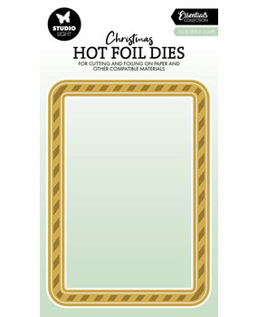 Studio Light Christmas Essentials Hot Foil Dies A6 Border Shape (SL-ES-HFCD06) Studio Light Christmas Essentials Hot Foil Dies A6 Border Shape (SL-ES-HFCD06)