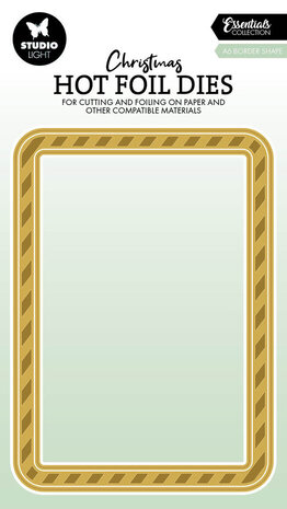 Studio Light Christmas Essentials Hot Foil Dies A6 Border Shape (SL-ES-HFCD06) Studio Light Christmas Essentials Hot Foil Dies A6 Border Shape (SL-ES-HFCD06)