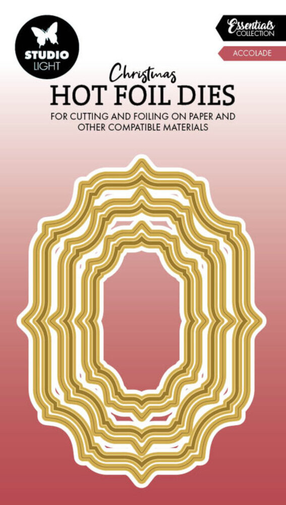 Studio Light Christmas Essentials Hot Foil Dies Accolade (SL-ES-HFCD08) Studio Light Christmas Essentials Hot Foil Dies Accolade (SL-ES-HFCD08)