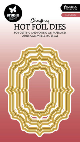 Studio Light Christmas Essentials Hot Foil Dies Accolade (SL-ES-HFCD08) Studio Light Christmas Essentials Hot Foil Dies Accolade (SL-ES-HFCD08)