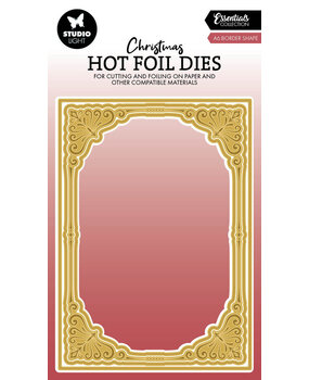 Studio Light Christmas Essentials Hot Foil Dies A6 Border Shape (SL-ES-HFCD10)