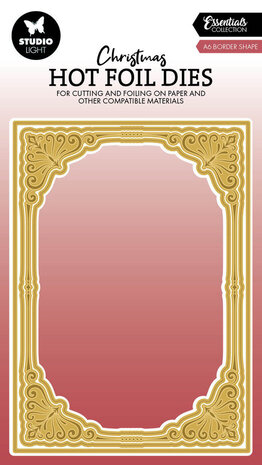 Studio Light Christmas Essentials Hot Foil Dies A6 Border Shape (SL-ES-HFCD10)