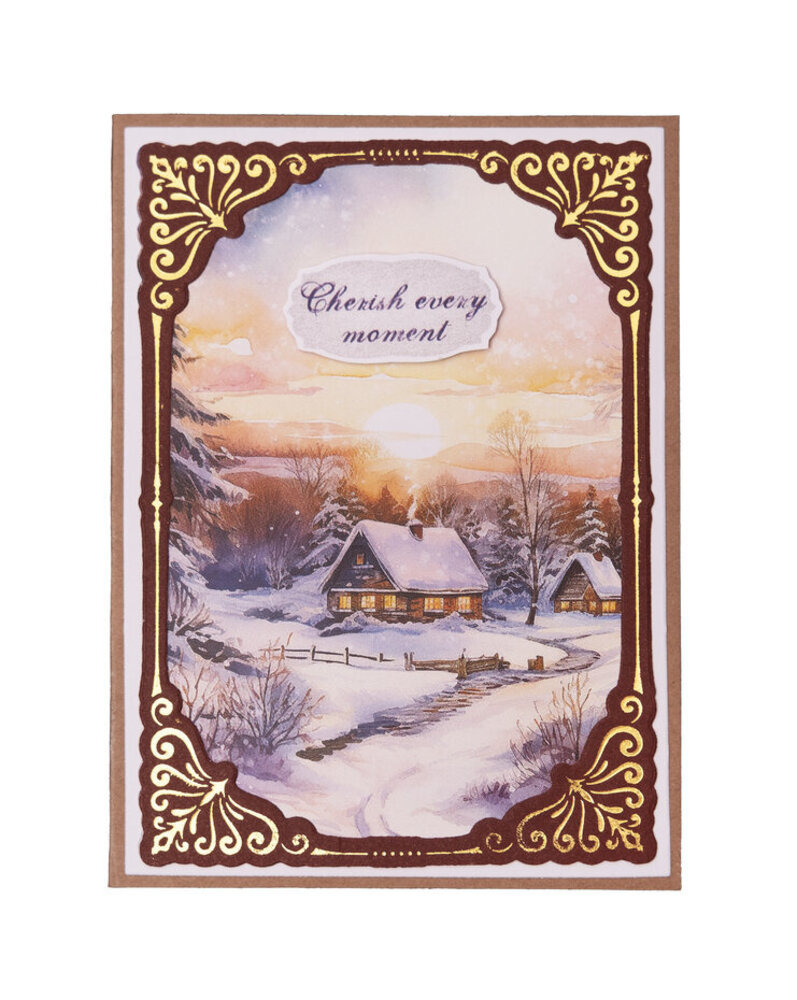 Studio Light Christmas Essentials Hot Foil Dies A6 Border Shape (SL-ES-HFCD10)