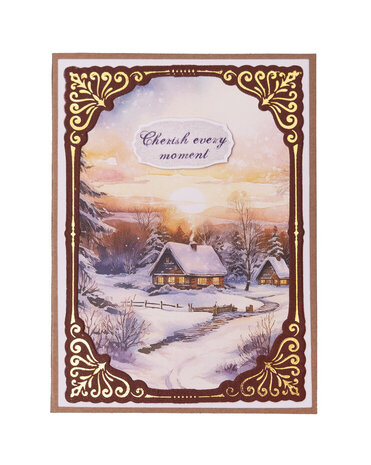 Studio Light Christmas Essentials Hot Foil Dies A6 Border Shape (SL-ES-HFCD10)