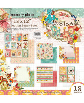 Memory Place My Deer Friend 12x12 Inch Paper Pack (MP-61423) Memory Place My Deer Friend 12x12 Inch Paper Pack (MP-61423)