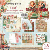 Memory Place Merry & Bright 8x8 Inch Paper Pack (MP-61444)