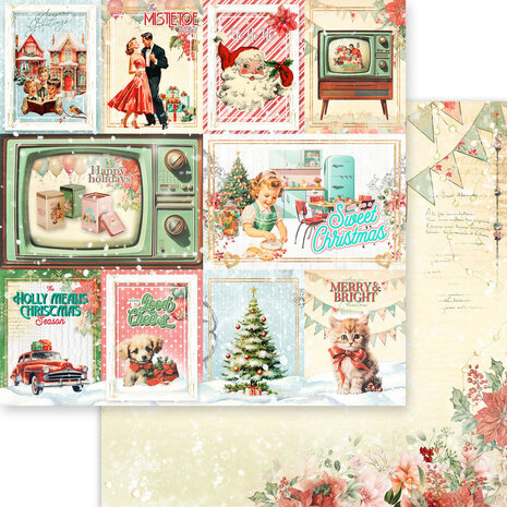 Memory Place Merry & Bright 8x8 Inch Paper Pack (MP-61444) Memory Place Merry & Bright 8x8 Inch Paper Pack (MP-61444)