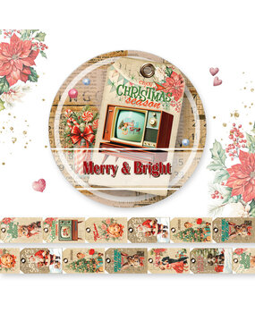 Memory Place Merry & Bright Washi Tape 2 15mm (MP-61448) Memory Place Merry & Bright Washi Tape 2 15mm (MP-61448)