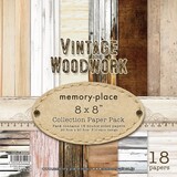 Memory Place Vintage Woodwork 8x8 Inch Paper Pack (MP-61457)
