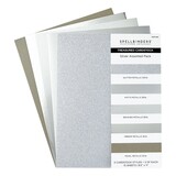 Spellbinders Treasured Cardstock 8.5x11 Inch Silver Assortment (SCSP-002)
