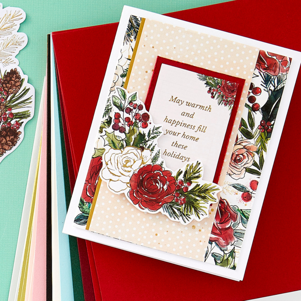 Spellbinders Handmade Holidays Floral Die Cuts (SCS-351) Spellbinders Handmade Holidays Floral Die Cuts (SCS-351)