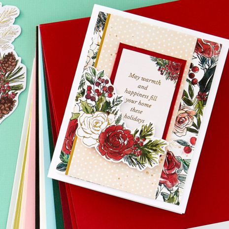 Spellbinders Handmade Holidays Floral Die Cuts (SCS-351) Spellbinders Handmade Holidays Floral Die Cuts (SCS-351)