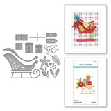 Spellbinders Handmade Holidays Delivering Joy Sleigh Dies (S4-1358)