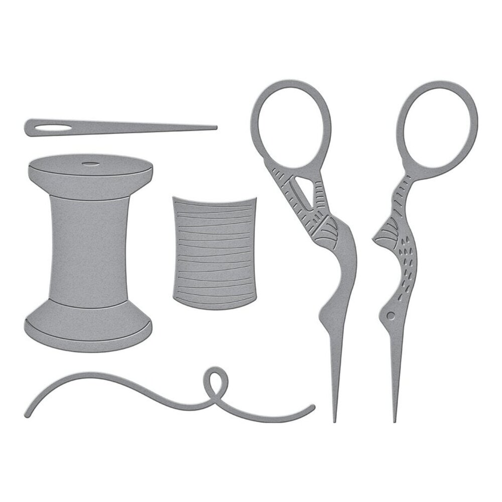 Spellbinders Nicol's Needlework Needleworker Tool Kit Dies (S2-381)