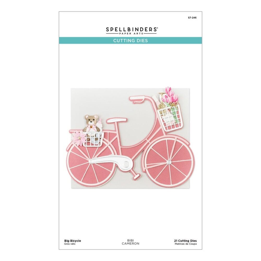 Spellbinders Bibi's Cats and Pugs Big Bicycle Dies (S7-246)