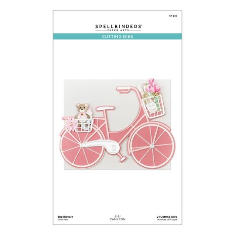 Spellbinders Bibi's Cats and Pugs Big Bicycle Dies (S7-246)