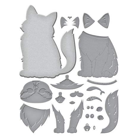 Spellbinders Bibi's Cats and Pugs Big Cat Dies (S7-250) Spellbinders Bibi's Cats and Pugs Big Cat Dies (S7-250)