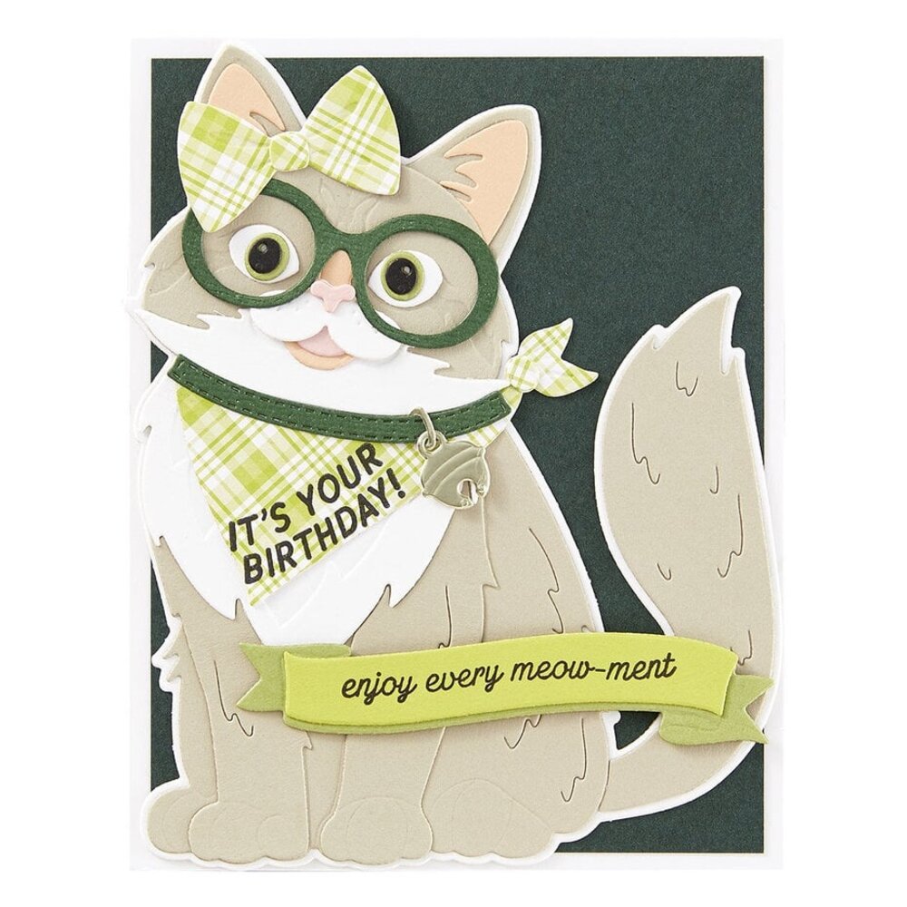 Spellbinders Bibi's Cats and Pugs Big Cat Dies (S7-250) Spellbinders Bibi's Cats and Pugs Big Cat Dies (S7-250)