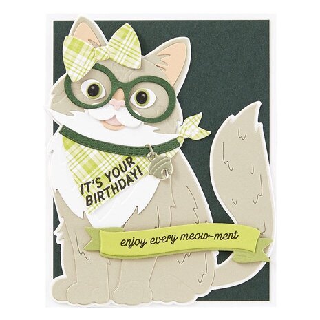 Spellbinders Bibi's Cats and Pugs Big Cat Dies (S7-250) Spellbinders Bibi's Cats and Pugs Big Cat Dies (S7-250)