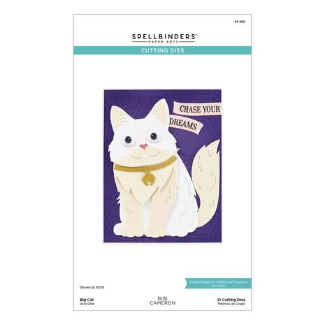Spellbinders Bibi's Cats and Pugs Big Cat Dies (S7-250) Spellbinders Bibi's Cats and Pugs Big Cat Dies (S7-250)