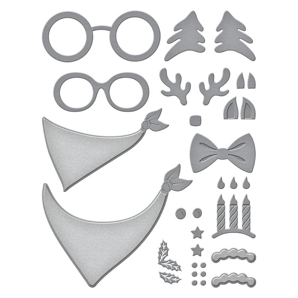 Spellbinders Bibi's Cats and Pugs Cats and Pugs Accessories Dies (S4-1345) Spellbinders Bibi's Cats and Pugs Cats and Pugs Accessories Dies (S4-1345)