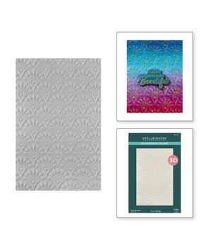 Spellbinders Peacock Paradise Peacock Motif 3D Embossing Folder (E3D-096) Spellbinders Peacock Paradise Peacock Motif 3D Embossing Folder (E3D-096)