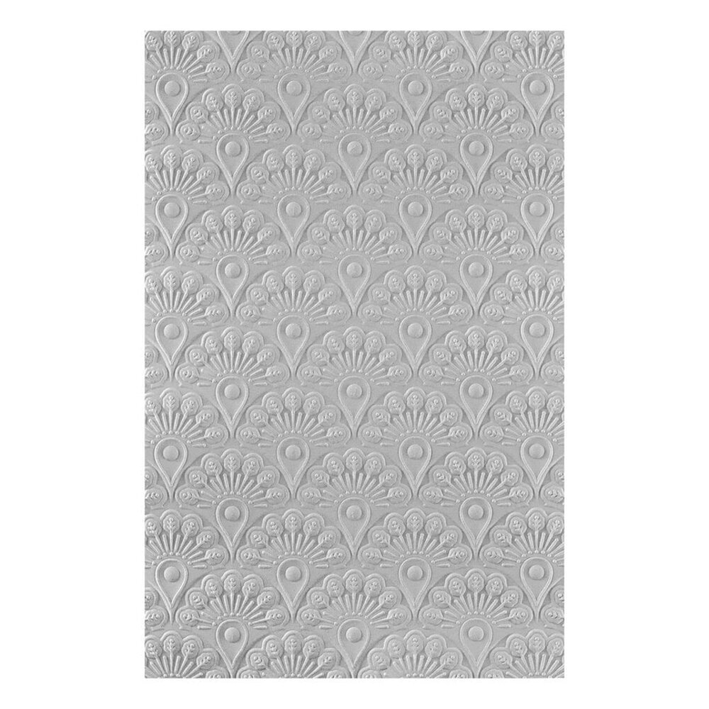 Spellbinders Peacock Paradise Peacock Motif 3D Embossing Folder (E3D-096) Spellbinders Peacock Paradise Peacock Motif 3D Embossing Folder (E3D-096)