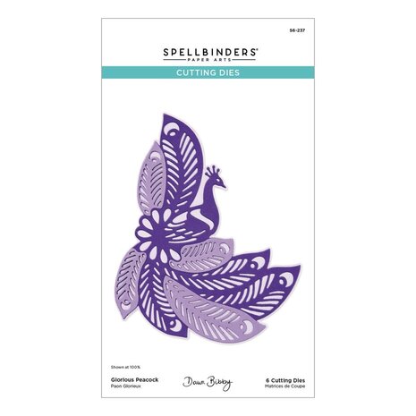 Spellbinders Peacock Paradise Glorious Peacock Dies (S6-237) Spellbinders Peacock Paradise Glorious Peacock Dies (S6-237)