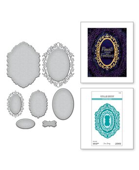 Spellbinders Peacock Paradise Cameo Frames Dies (S7-255)