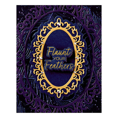 Spellbinders Peacock Paradise Cameo Frames Dies (S7-255)