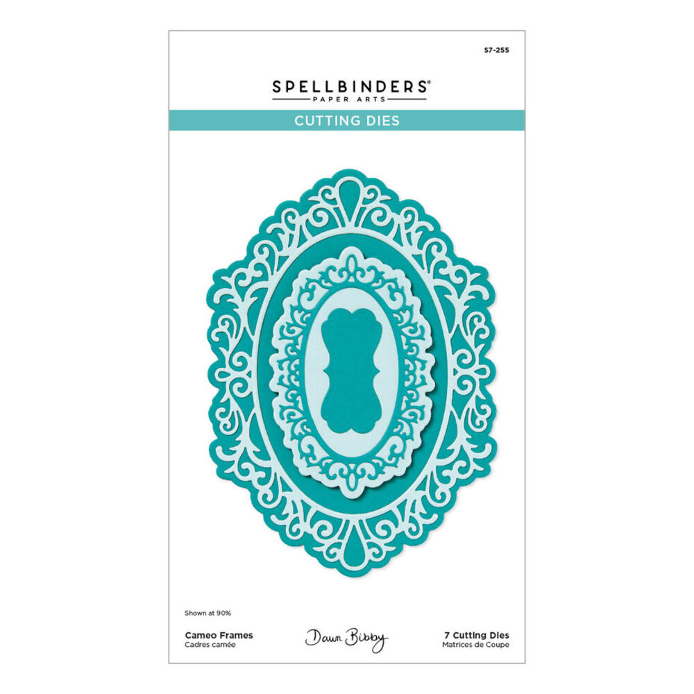 Spellbinders Peacock Paradise Cameo Frames Dies (S7-255)